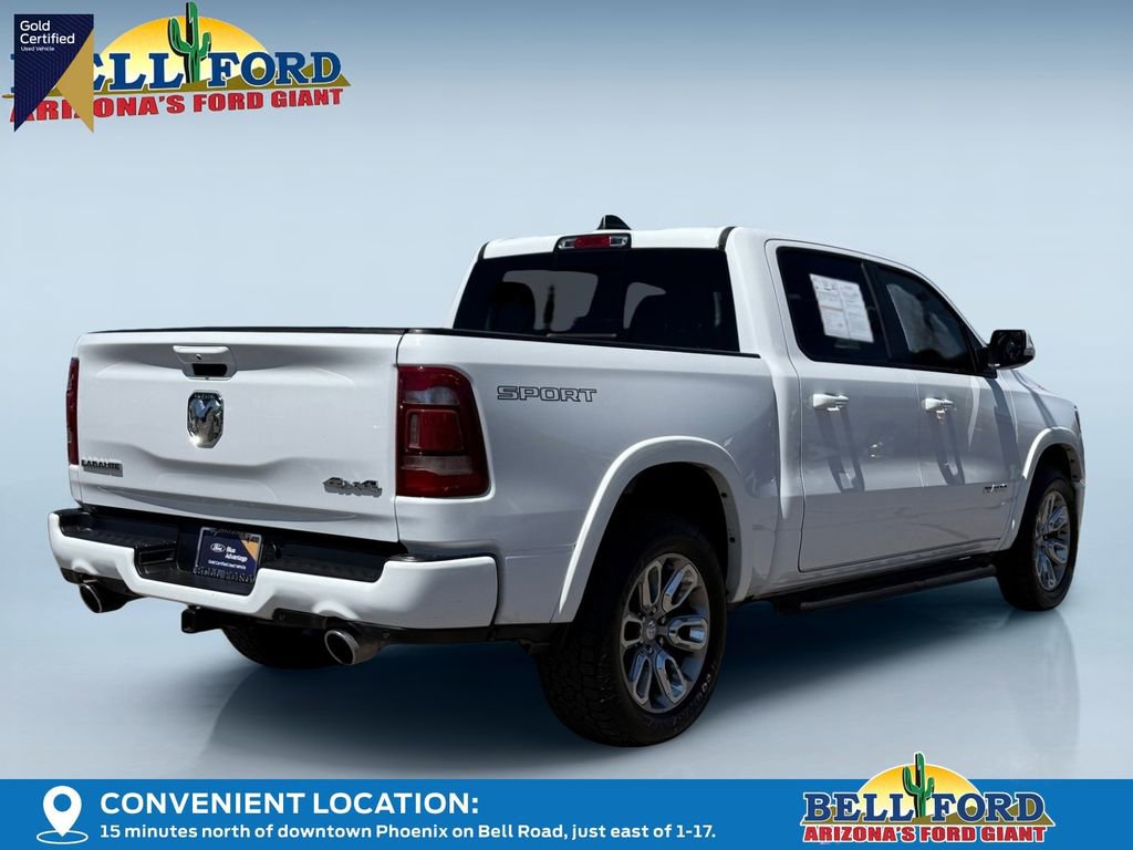 Used 2021 RAM 1500 Laramie w/ Sport Appearance Package AWD/4WD image 3