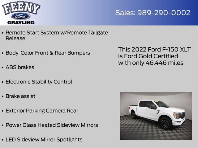 Certified 2022 Ford F150 XLT w/ Equipment Group 302A High AWD/4WD image 28