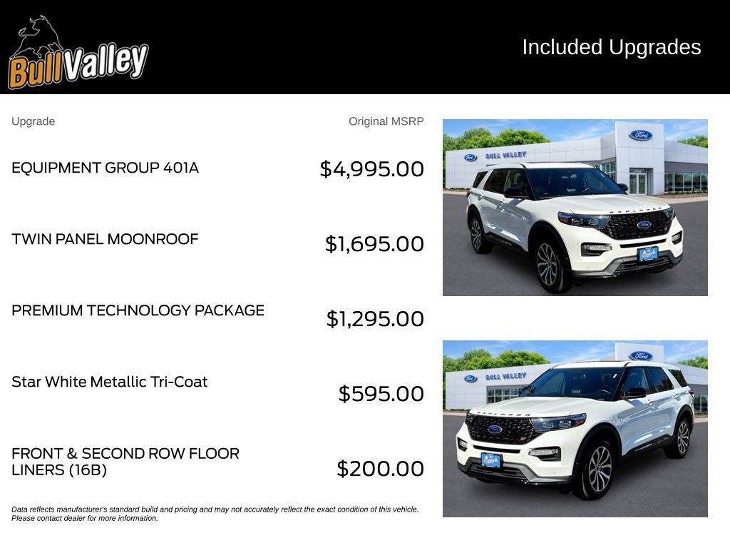 Certified 2021 Ford Explorer ST w/ Equipment Group 401A AWD/4WD image 9