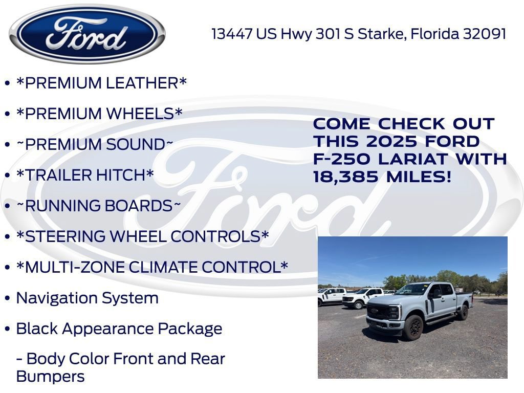 Certified 2025 Ford F250 Lariat w/ Lariat Ultimate Package image 15