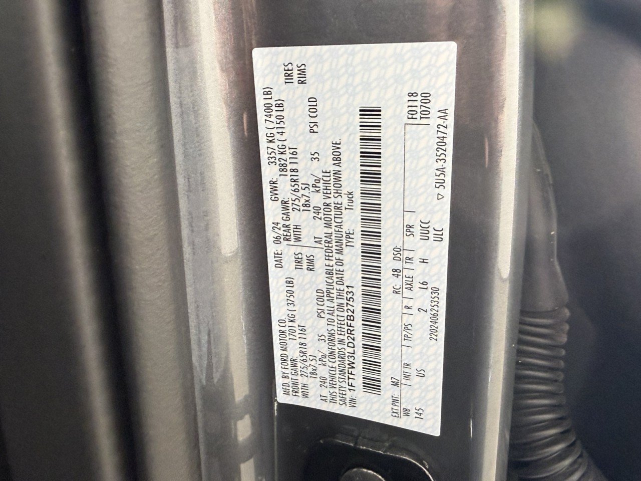 Certified 2024 Ford F150 XLT w/ Equipment Group 302A MID AWD/4WD image 22