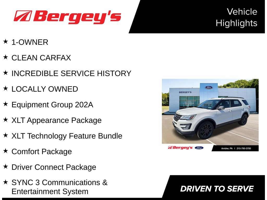 Certified 2017 Ford Explorer XLT w/ Equipment Group 202A AWD/4WD image 5