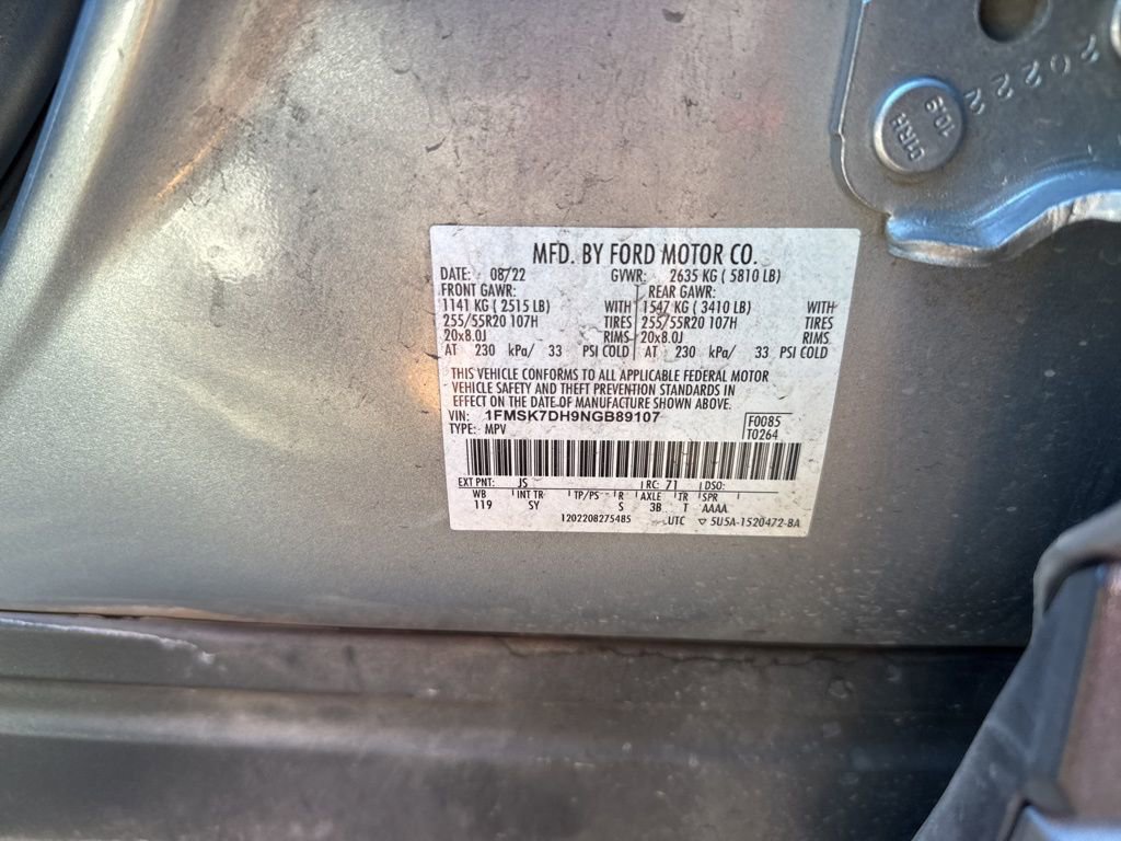 Certified 2022 Ford Explorer XLT w/ Equipment Group 202A image 18