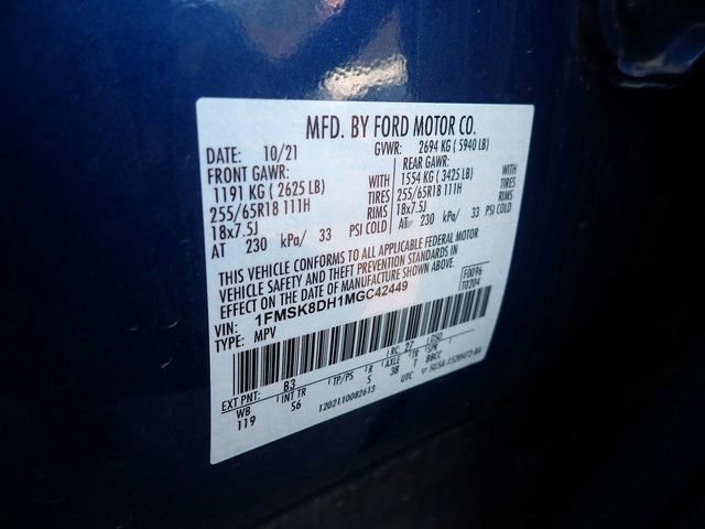 Certified 2021 Ford Explorer XLT w/ Equipment Group 202A image 14