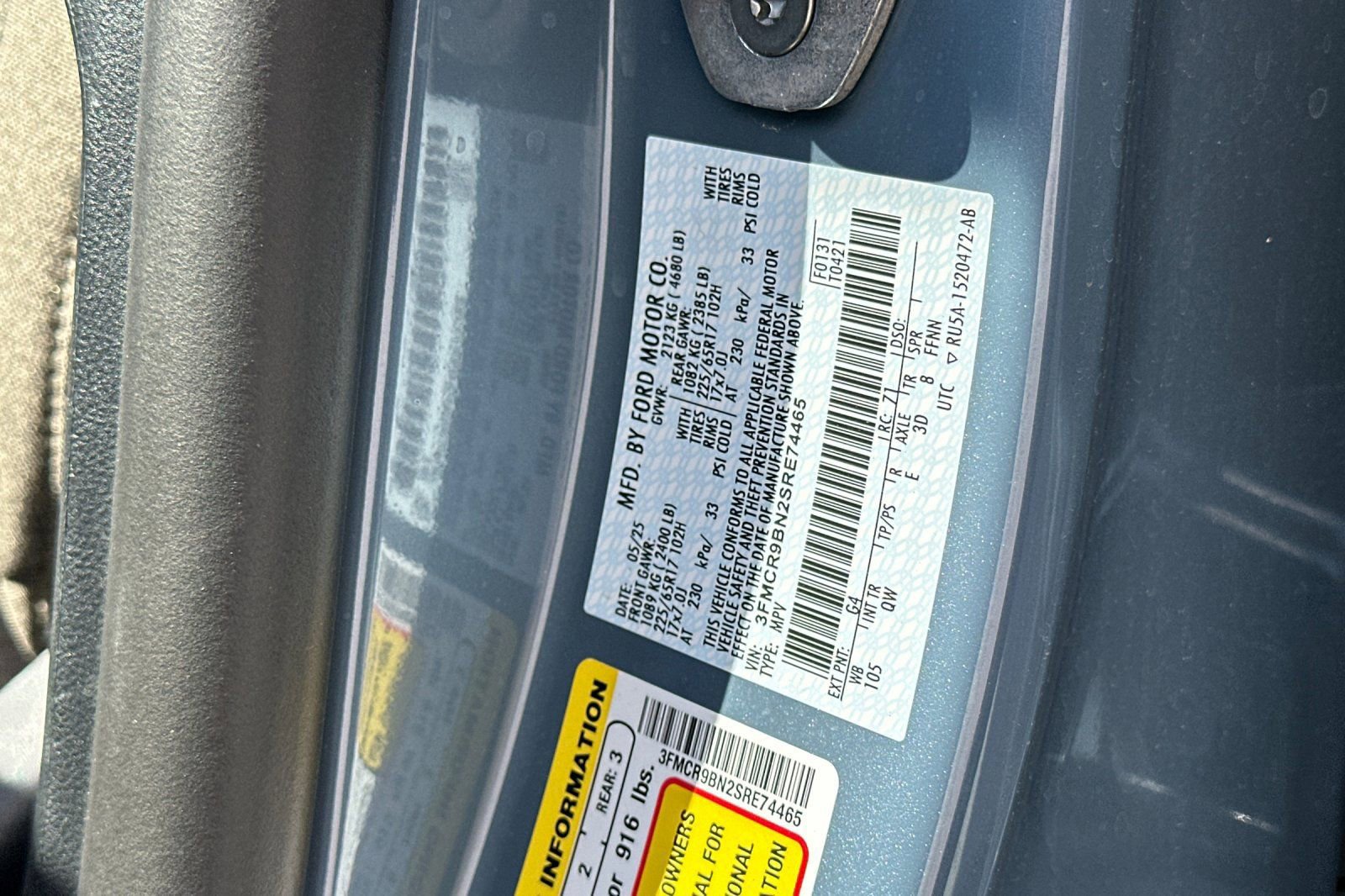 Certified 2025 Ford Bronco Sport Big Bend w/ Convenience Package image 33