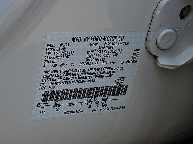 Certified 2023 Ford Explorer XLT w/ Equipment Group 202A AWD/4WD image 28
