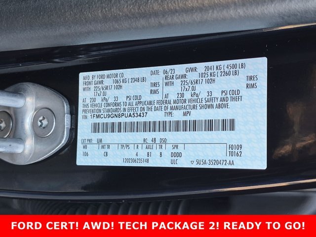 Certified 2023 Ford Escape Active w/ Tech Pack #2 AWD/4WD image 29