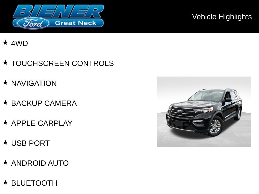 Certified 2023 Ford Explorer XLT w/ Equipment Group 202A AWD/4WD image 9