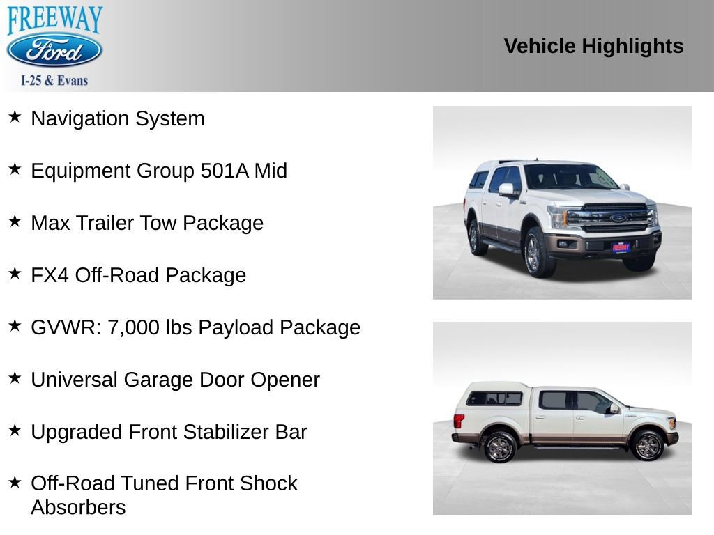 Certified 2019 Ford F150 Lariat w/ Equipment Group 501A Mid image 7