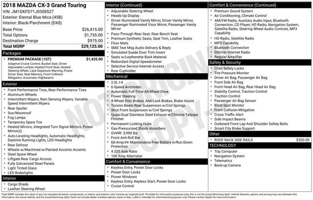 Used 2018 MAZDA CX-3 Grand Touring w/ Premium Package image 37