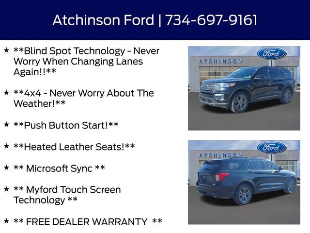 Certified 2022 Ford Explorer XLT w/ Equipment Group 202A AWD/4WD image 9