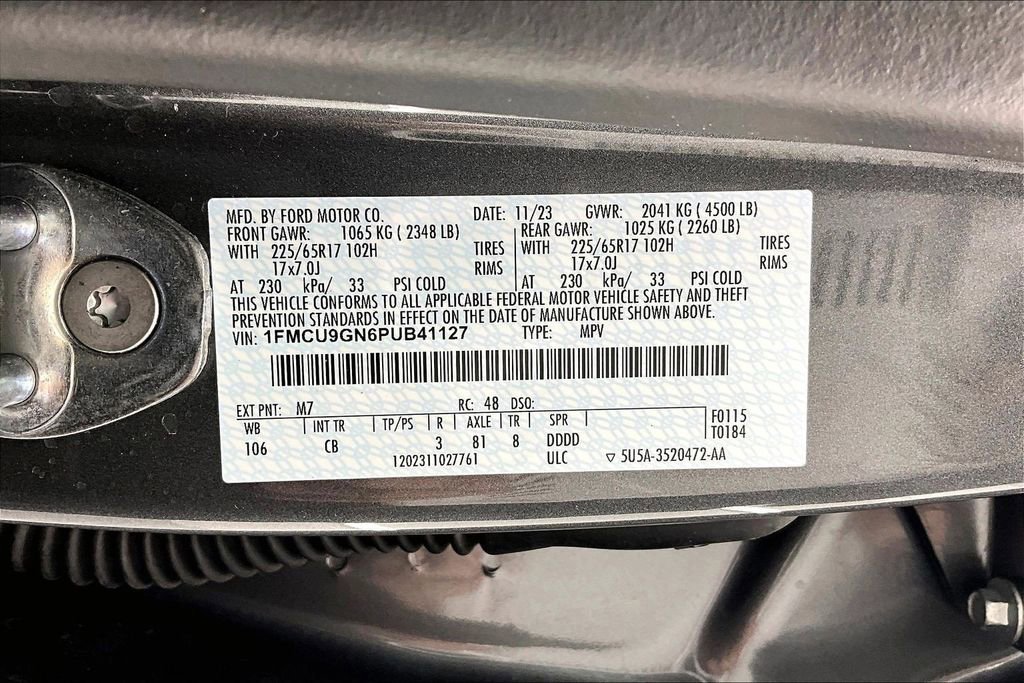 Certified 2023 Ford Escape Active image 34