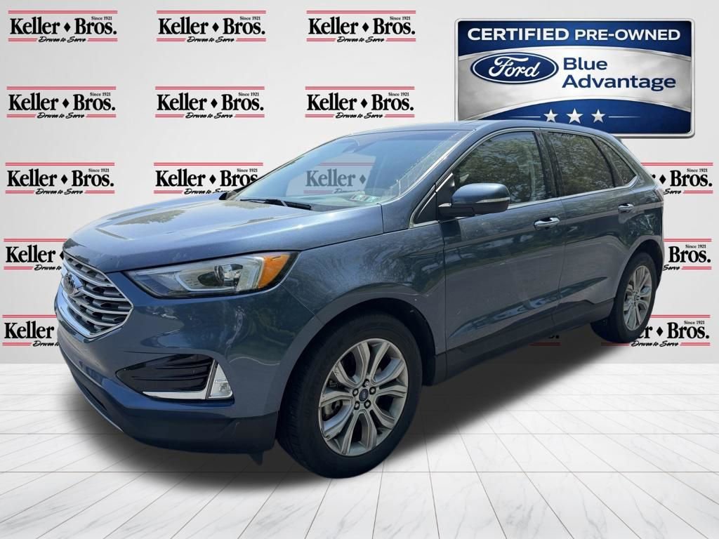 Certified 2019 Ford Edge Titanium w/ Cold Weather Package AWD/4WD image 3
