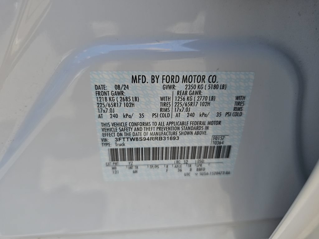 Certified 2024 Ford Maverick Lariat w/ FX4 Off-Road Package AWD/4WD image 34