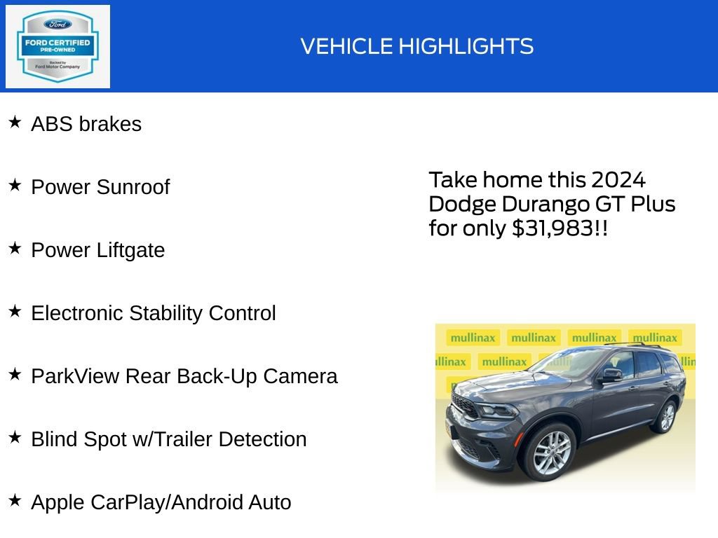 Used 2024 Dodge Durango GT image 18