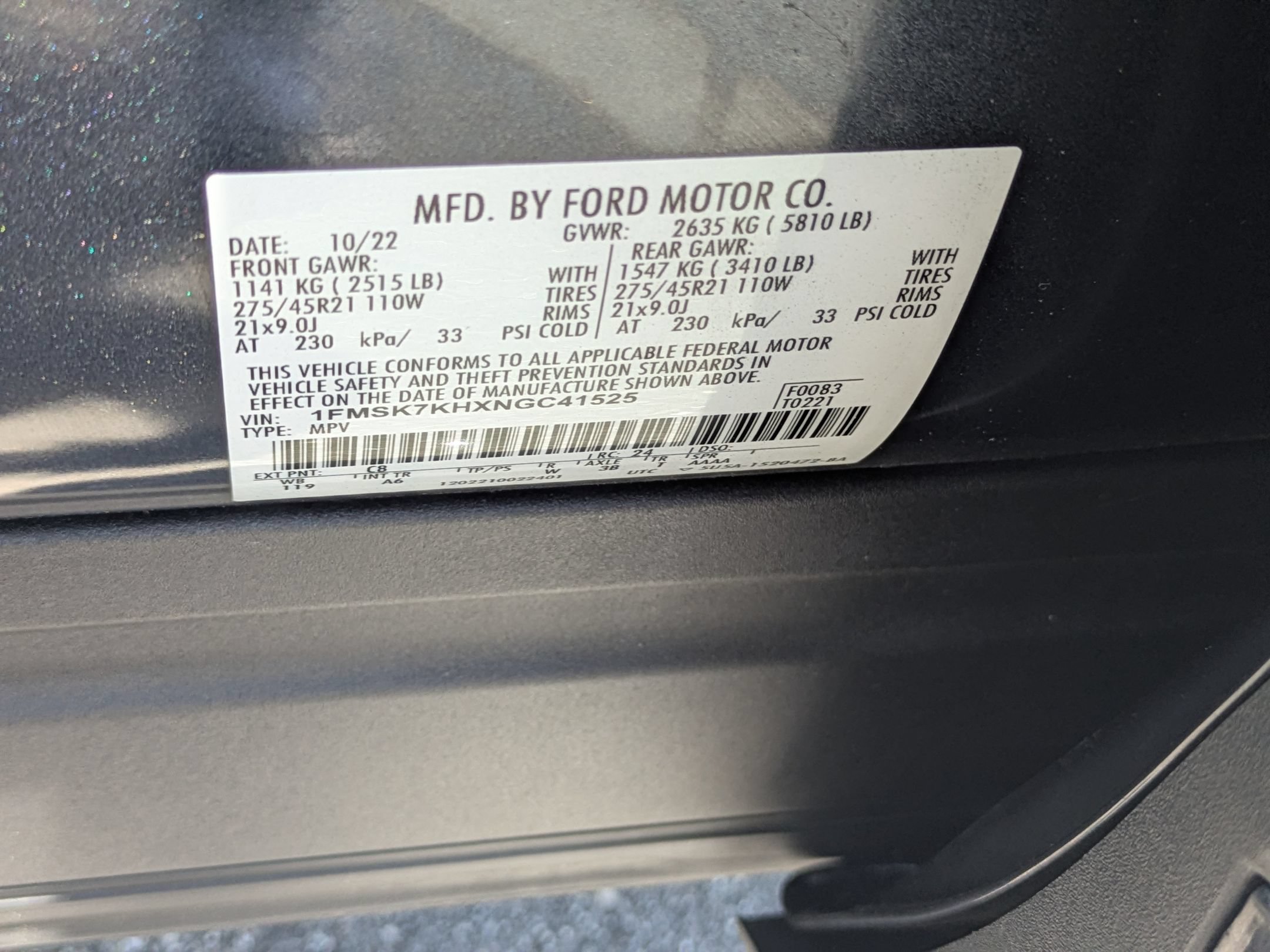 Certified 2022 Ford Explorer ST-Line w/ Class IV Trailer Tow Package RWD image 43