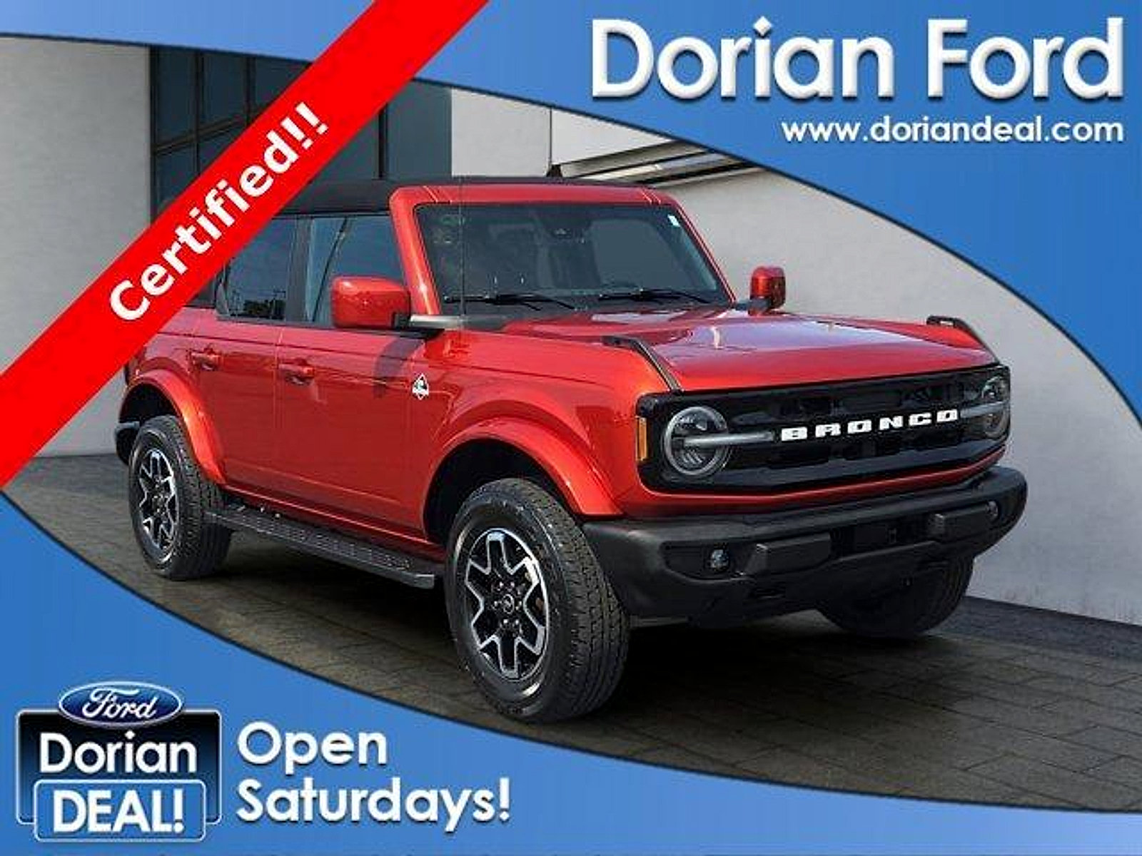 Certified 2023 Ford Bronco Outer Banks