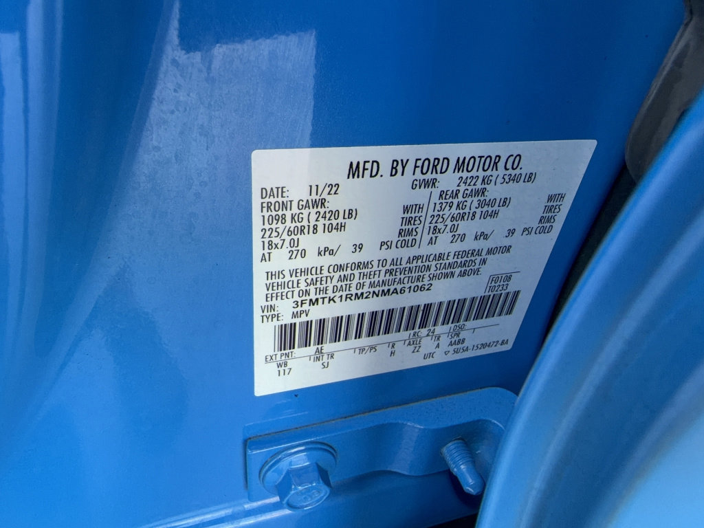 Certified 2022 Ford Mustang Mach-E Select w/ Comfort/Technology Package RWD image 32