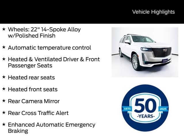 Used 2023 Cadillac Escalade ESV Premium Luxury AWD/4WD image 11