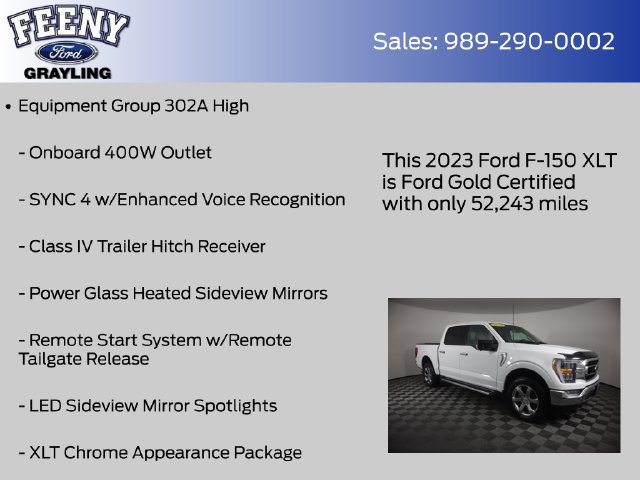 Certified 2023 Ford F150 XLT w/ Equipment Group 302A High AWD/4WD image 9
