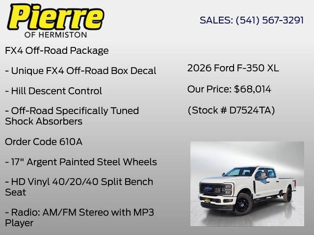 Certified 2026 Ford F350 XL w/ STX Appearance Package AWD/4WD image 13