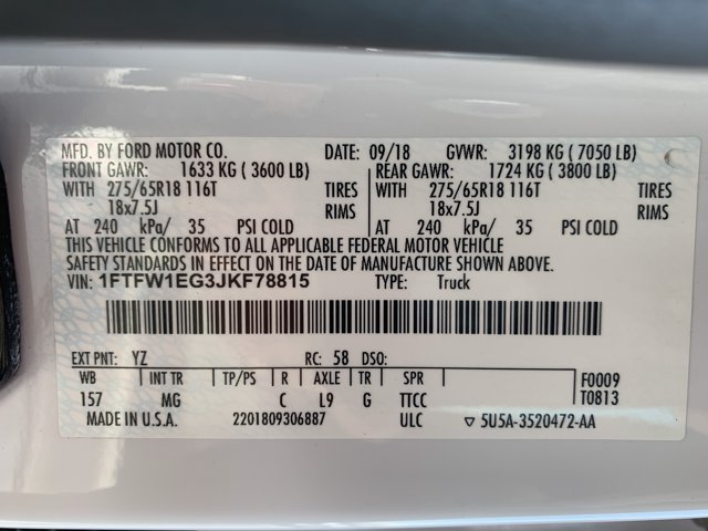 Certified 2018 Ford F150 XLT w/ Equipment Group 302A Luxury AWD/4WD image 25