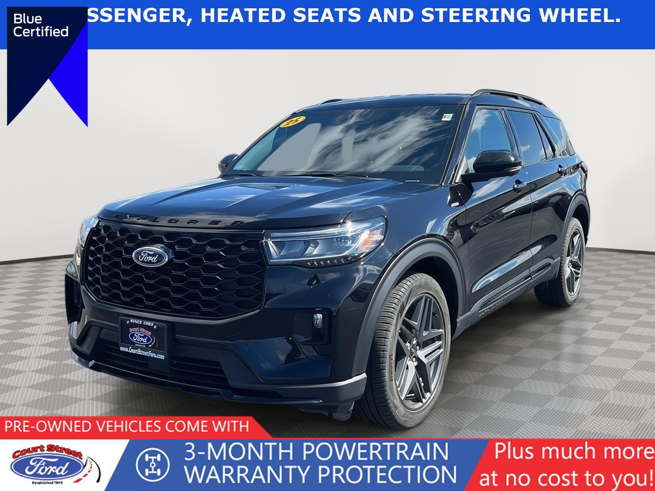 Certified 2025 Ford Explorer ST-Line w/ ST-Line Street Pack