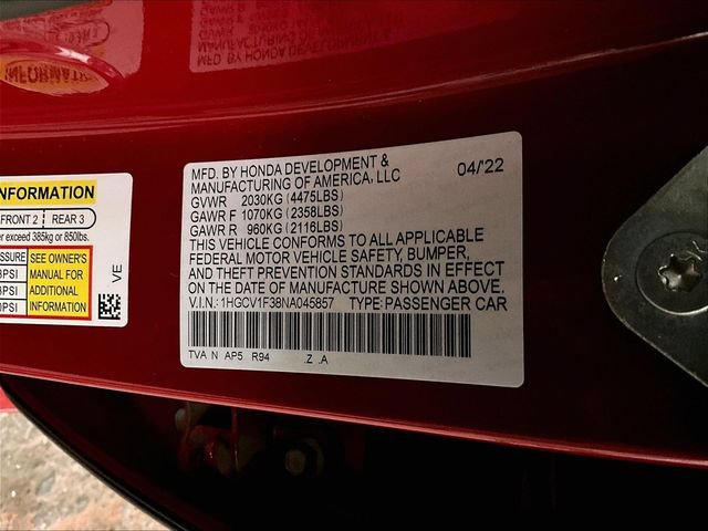 Used 2022 Honda Accord Sport image 32