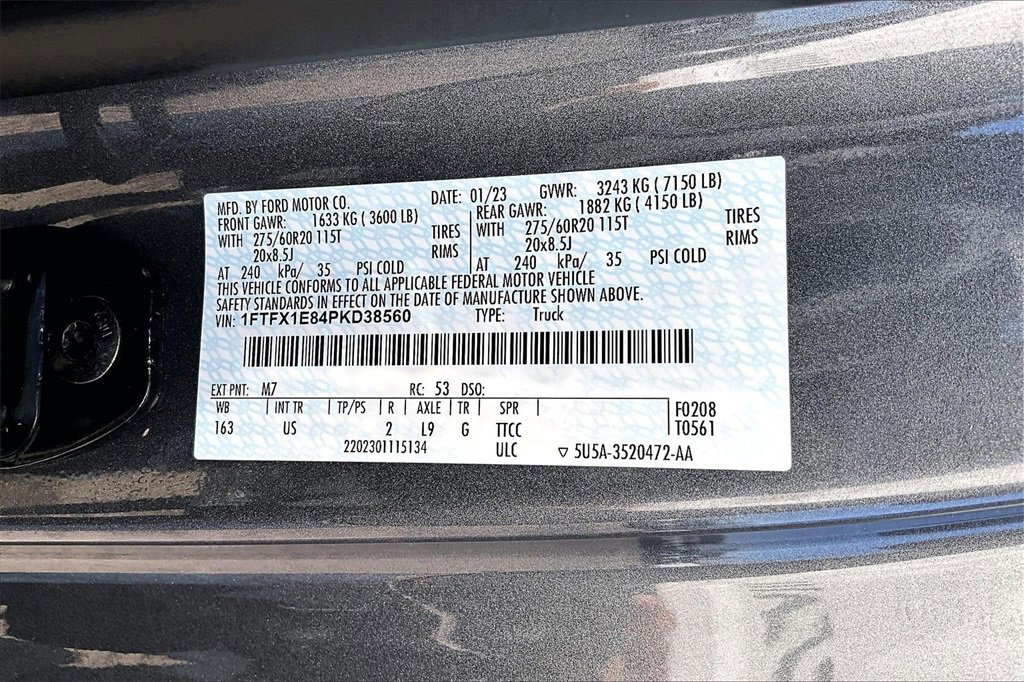 Certified 2023 Ford F150 XLT w/ Equipment Group 302A High image 36