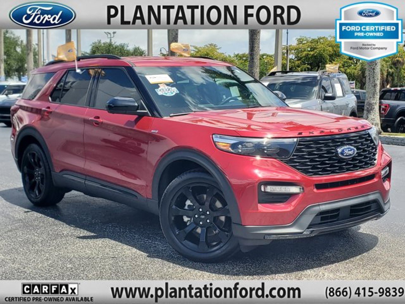 Certified 2023 Ford Explorer ST-Line w/ Class IV Trailer Tow Package RWD image 1