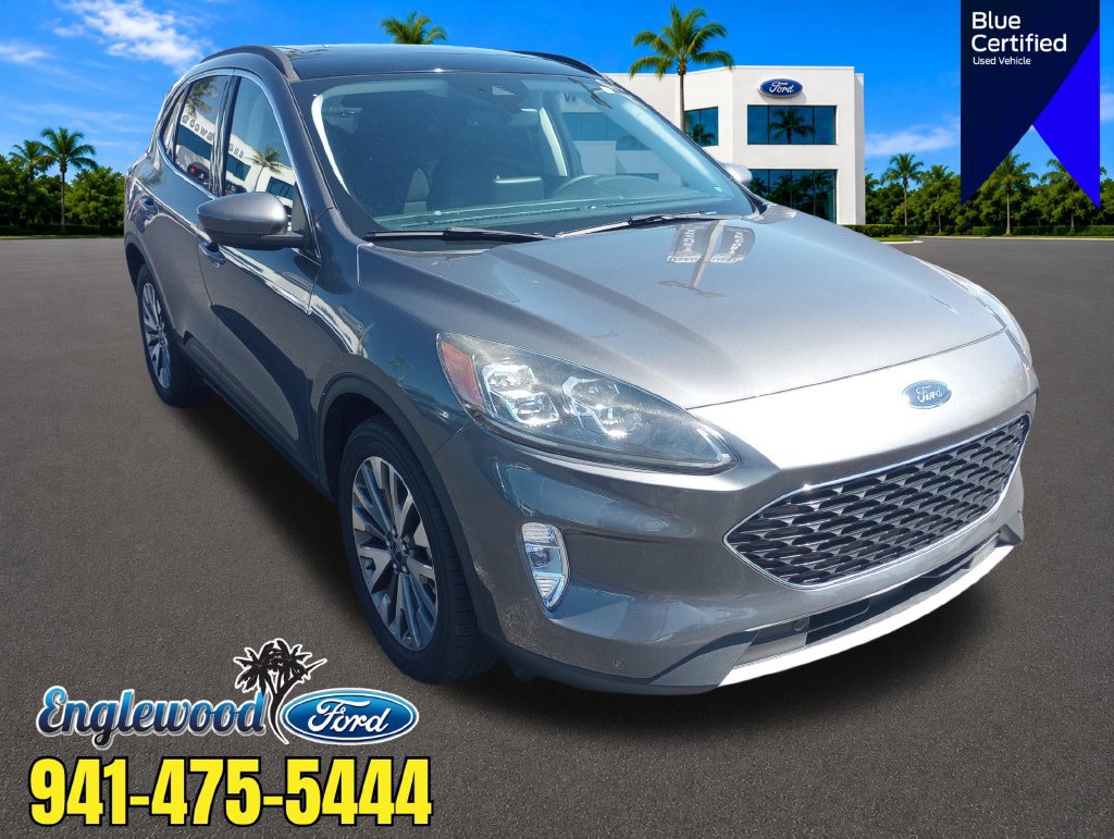 Certified 2022 Ford Escape Titanium w/ Class II Trailer Tow Package