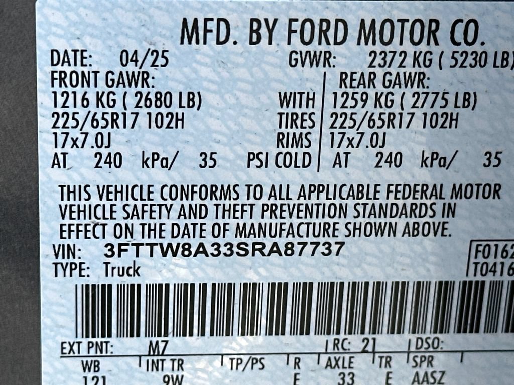 Certified 2025 Ford Maverick XL FWD image 31