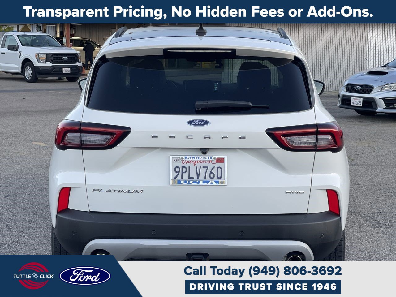 Certified 2024 Ford Escape Platinum w/ Class II Trailer Tow Package image 4