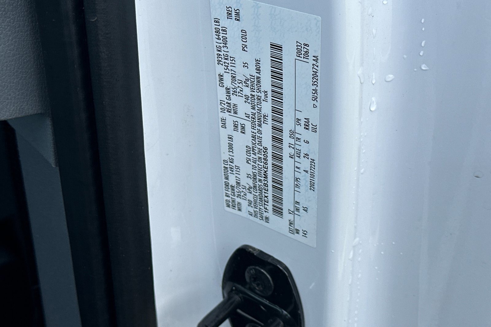 Certified 2021 Ford F150 XL w/ Equipment Group 101A High image 30