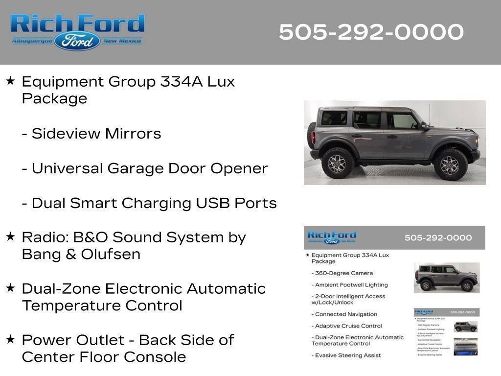 Certified 2025 Ford Bronco Badlands AWD/4WD image 54