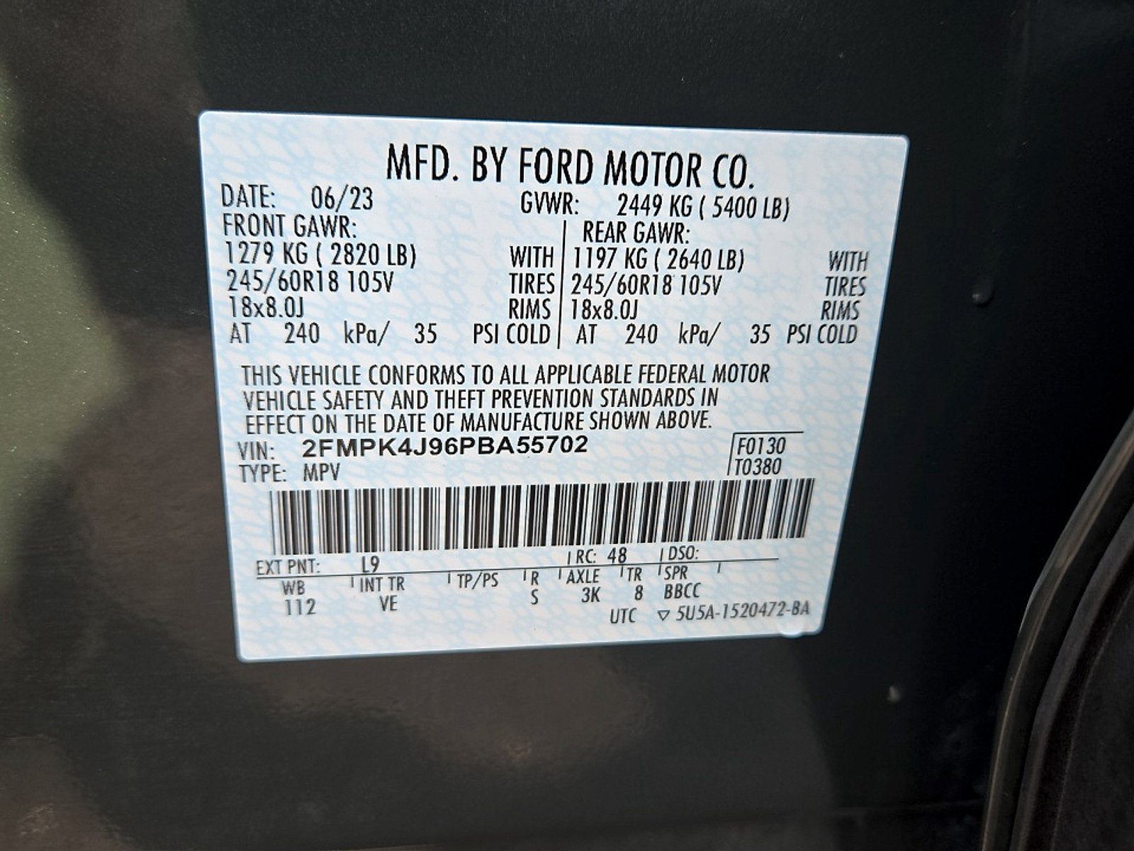 Certified 2023 Ford Edge SEL w/ Convenience Package AWD/4WD image 25