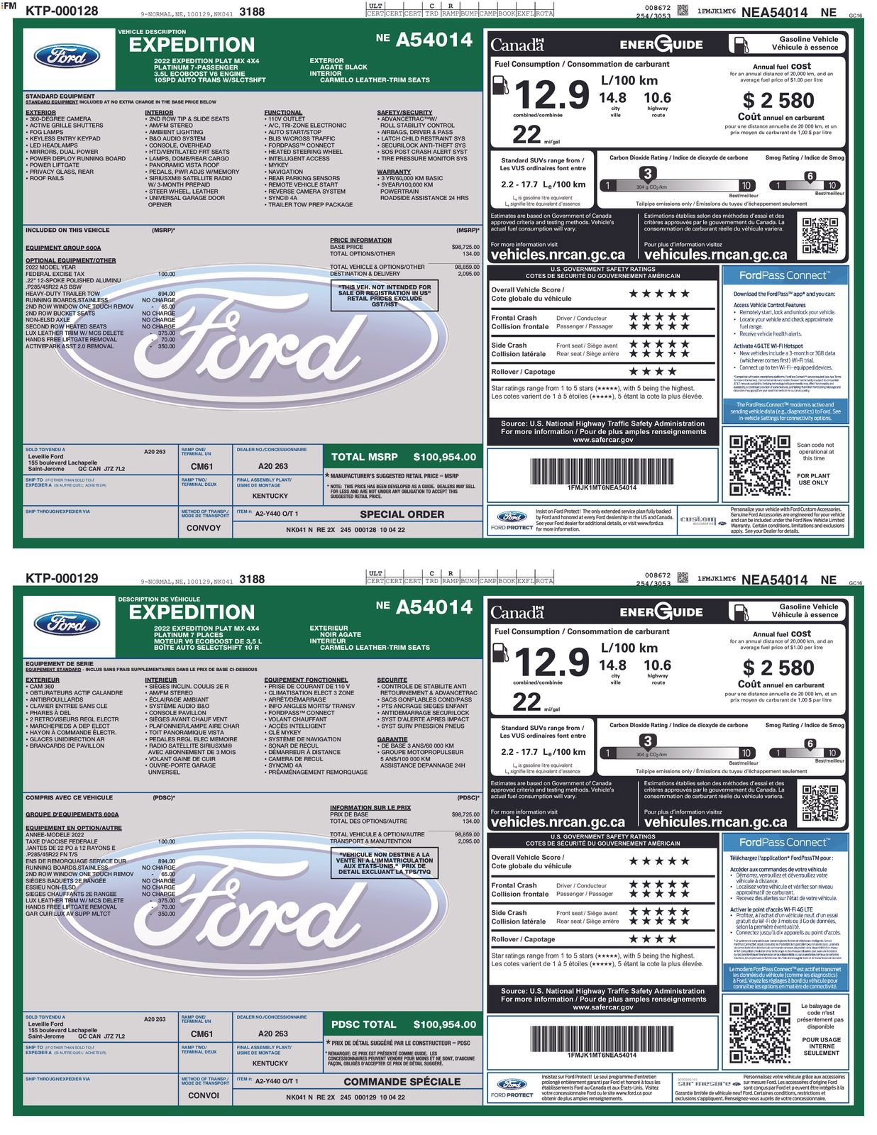 Certified 2022 Ford Expedition Max Platinum image 4