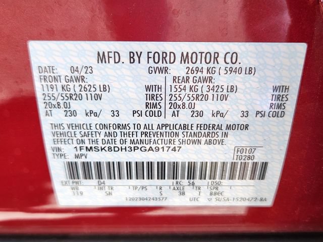 Certified 2023 Ford Explorer XLT w/ Equipment Group 202A AWD/4WD image 28