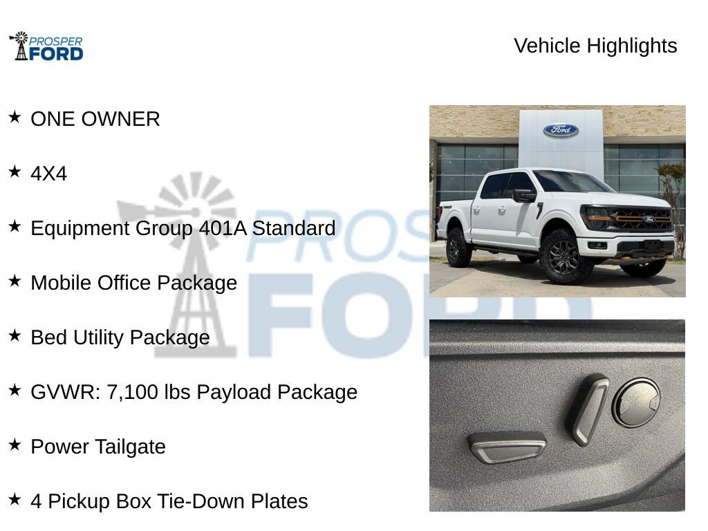 Certified 2025 Ford F150 Tremor w/ Bed Utility Package image 5