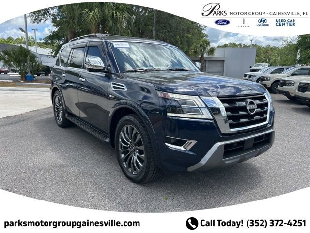 Used 2021 Nissan Armada Platinum w/ Captain's Chairs Package
