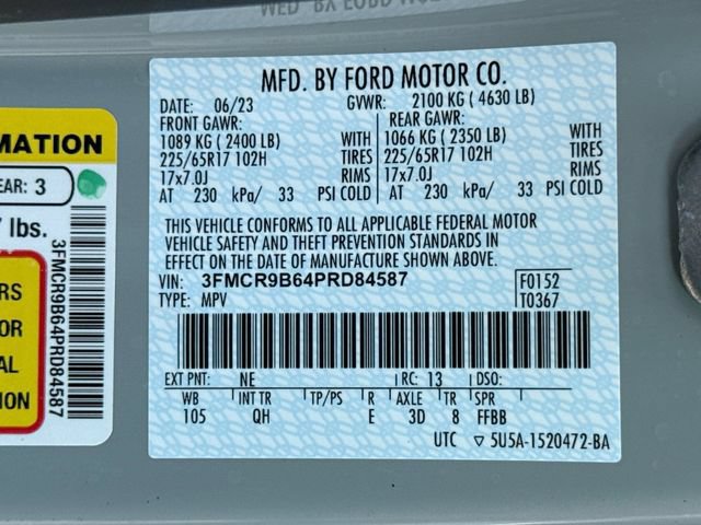 Certified 2023 Ford Bronco Sport Big Bend w/ Convenience Package AWD/4WD image 40