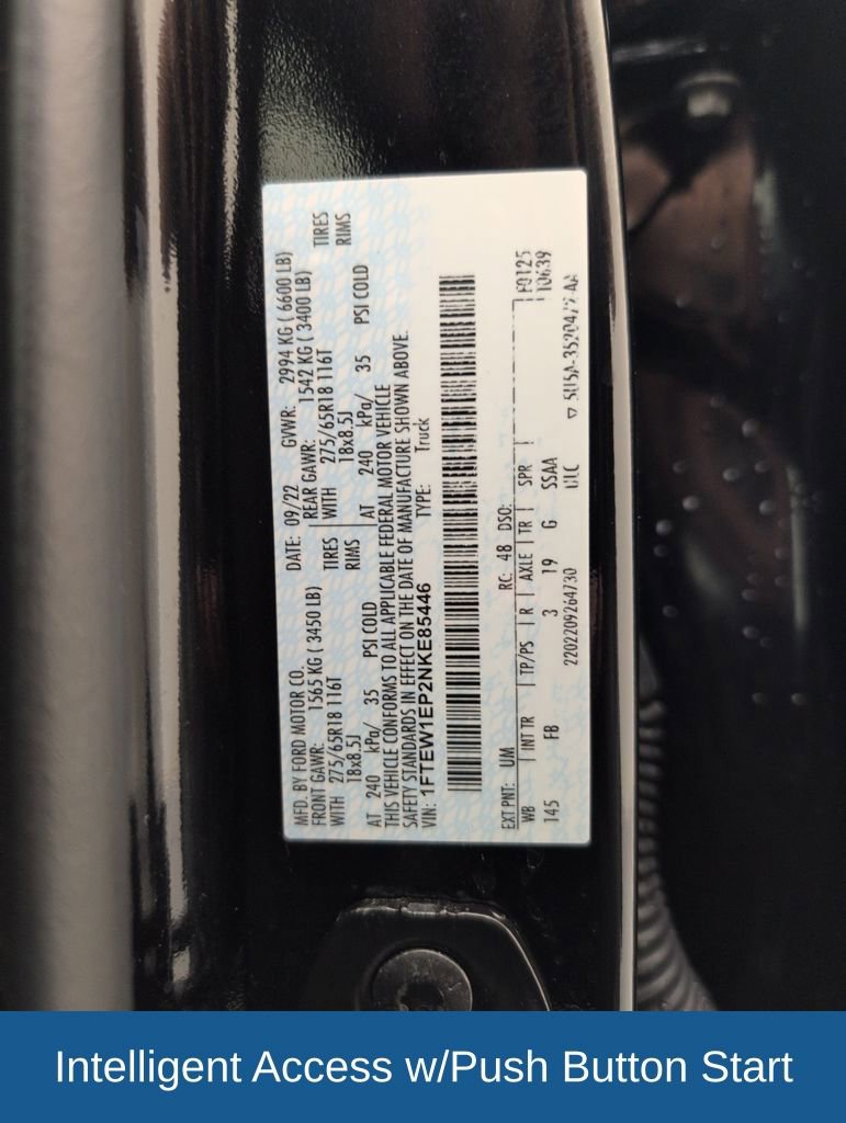 Certified 2022 Ford F150 XLT w/ Equipment Group 302A High image 48