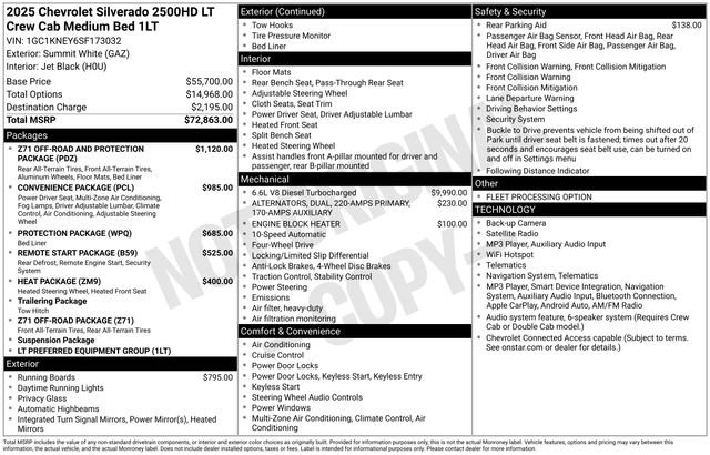 Used 2025 Chevrolet Silverado 2500 LT AWD/4WD image 4