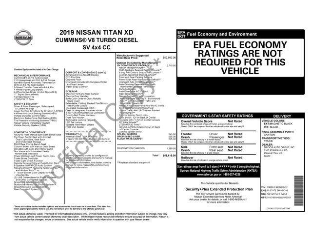 Used 2019 Nissan Titan SV w/ SV Convenience Package image 11