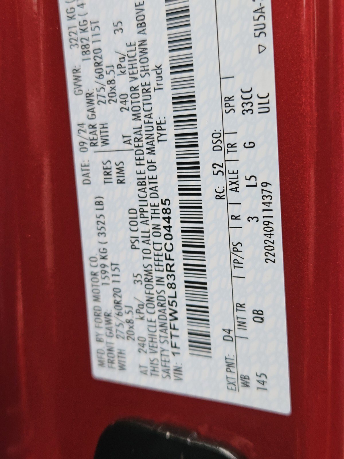 Certified 2024 Ford F150 Lariat w/ Bed Utility Package image 35