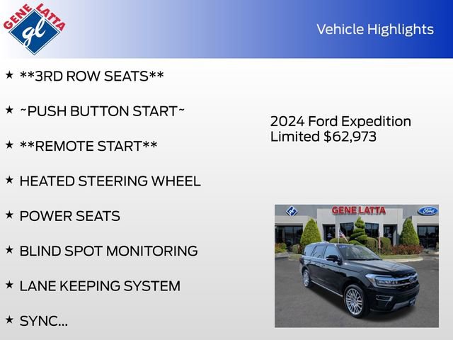 Certified 2024 Ford Expedition Limited AWD/4WD image 37