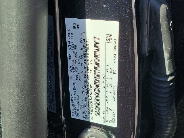 Certified 2021 Ford Escape SE FWD image 32
