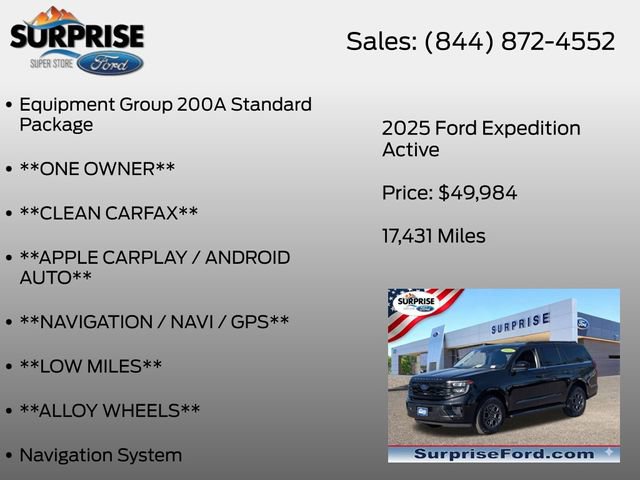 Certified 2025 Ford Expedition Active RWD image 6