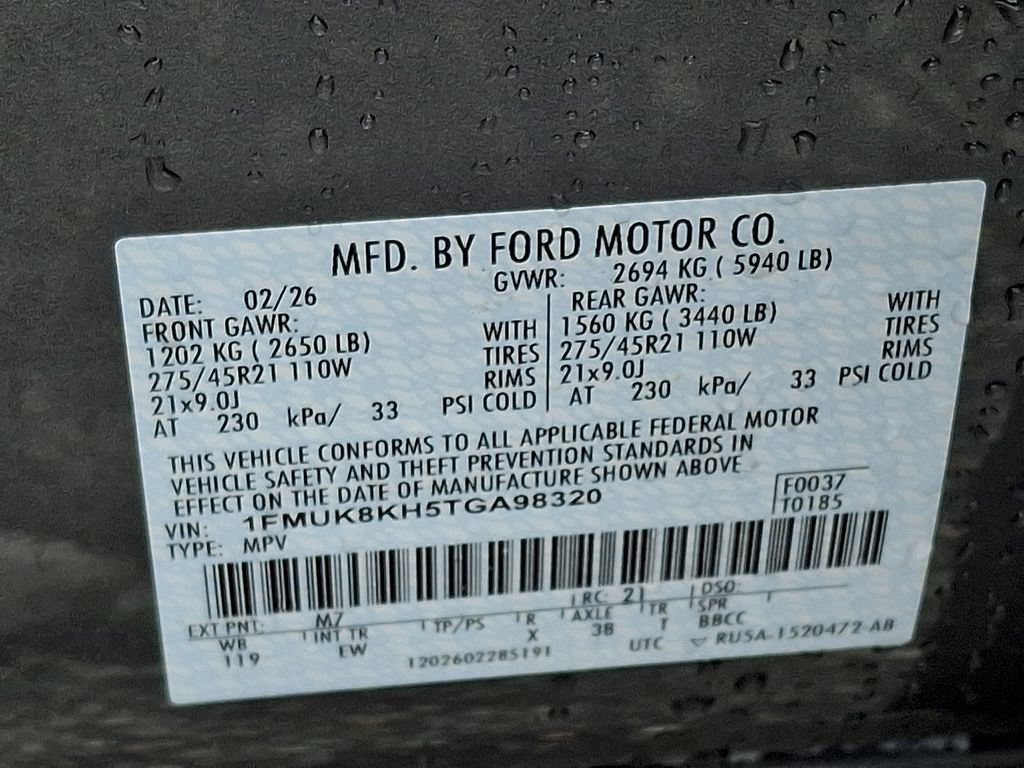 Certified 2026 Ford Explorer ST-Line w/ ST-Line Street Pack AWD/4WD image 27