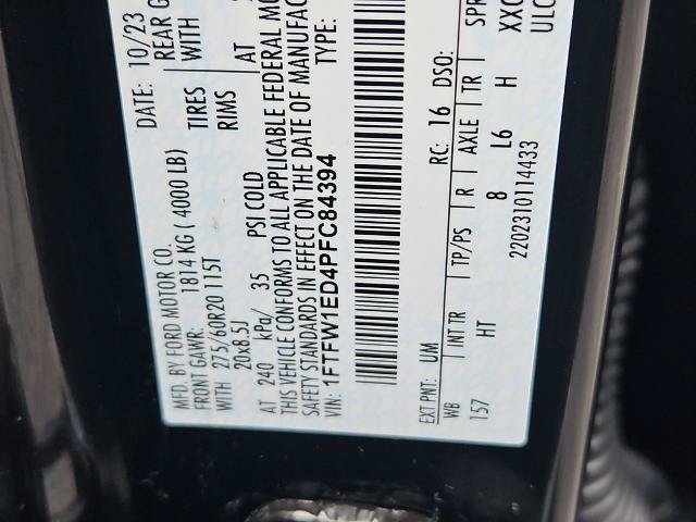 Certified 2023 Ford F150 Lariat w/ Equipment Group 502A High AWD/4WD image 8